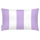 Outdoor Garden Waterproof Rectangle Cushion - 3 Stripes - Violet 50 x 30 cm by Izabela Peters