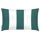 Outdoor Garden Waterproof Rectangle Cushion - 3 Stripes - Forest Biome 50 x 30 cm by Izabela Peters