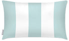 Outdoor Garden Waterproof Rectangle Cushion - 3 Stripes - Raspberry Red 50 x 30 cm by Izabela Peters