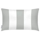 Outdoor Garden Waterproof Rectangle Cushion - 3 Stripes - Storm Grey 50 x 30 cm by Izabela Peters