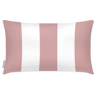 Outdoor Garden Waterproof Rectangle Cushion - 3 Stripes - Rosewater 50 x 30 cm by Izabela Peters