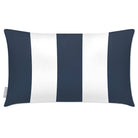 Outdoor Garden Waterproof Rectangle Cushion - 3 Stripes in Peony Blush 50 x 30 cm | Izabela Peters