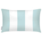 Outdoor Garden Waterproof Rectangle Cushion - 3 Stripes - Duck Egg 50 x 30 cm by Izabela Peters