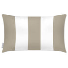 Outdoor Garden Waterproof Rectangle Cushion - 3 Stripes - Twill 50 x 30 cm by Izabela Peters