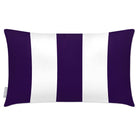 Outdoor Garden Waterproof Rectangle Cushion - 3 Stripes - Morc Blue 50 x 30 cm by Izabela Peters