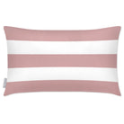 Outdoor Garden Waterproof Rectangle Cushion - 3 Stripes Horizontal - Rosewater 50 x 30 cm by Izabela Peters