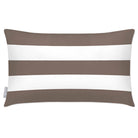 Outdoor Garden Waterproof Rectangle Cushion - 3 Stripes Horizontal  Izabela Peters Dovedale Stone 50 x 30 cm 