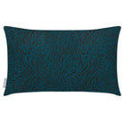 Outdoor Garden Waterproof Rectangle Cushion - Animal Fusion Print - Teal 50 x 30 cm by Izabela Peters