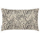 Outdoor Garden Waterproof Rectangle Cushion - Animal Fusion Print - Ivory Cream 50 x 30 cm by Izabela Peters