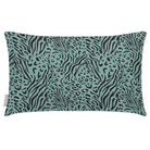 Outdoor Garden Waterproof Rectangle Cushion - Animal Fusion Print - Blue Surf 50 x 30 cm by Izabela Peters
