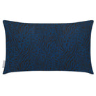 Outdoor Garden Waterproof Rectangle Cushion - Animal Fusion Print - Estate Blue 50 x 30 cm by Izabela Peters