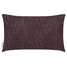 Outdoor Garden Waterproof Rectangle Cushion - Animal Fusion Print - Italian Grape 50 x 30 cm by Izabela Peters