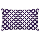 Outdoor Garden Waterproof Rectangle Cushion - Bahia - Morc Blue And White 50 x 30 cm by Izabela Peters