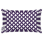 Outdoor Garden Waterproof Rectangle Cushion - Bahia - Morc Blue And White 50 x 30 cm by Izabela Peters