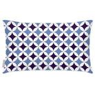 Outdoor Garden Waterproof Rectangle Cushion - Bahia - Shades Of Blue 50 x 30 cm by Izabela Peters