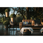 Outdoor Garden Waterproof Rectangle Cushion - Bee - French Grey 50 x 30 cm by Izabela Peters