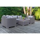Outdoor Garden Waterproof Rectangle Cushion - Bee - French Grey 50 x 30 cm by Izabela Peters