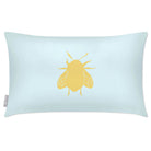 Outdoor Garden Waterproof Rectangle Cushion - Bee - Duck Egg 50 x 30 cm by Izabela Peters