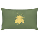 Outdoor Garden Waterproof Rectangle Cushion - Bee - Sage 50 x 30 cm by Izabela Peters