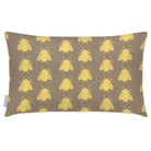Outdoor Garden Waterproof Rectangle Cushion - Bees - Taupe 50 x 30 cm by Izabela Peters