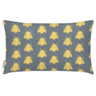 Outdoor Garden Waterproof Rectangle Cushion - Bees - French Grey 50 x 30 cm by Izabela Peters