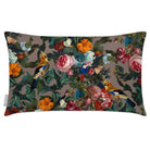 Outdoor Garden Waterproof Rectangle Cushion - Birds In Paradise - Dovedale Stone 50 x 30 cm by Izabela Peters