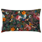 Outdoor Garden Waterproof Rectangle Cushion - Birds In Paradise - Italian Grape 50 x 30 cm by Izabela Peters