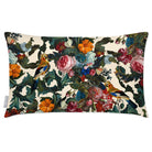 Outdoor Garden Waterproof Rectangle Cushion - Birds In Paradise - Ivory Cream 50 x 30 cm by Izabela Peters