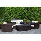 Outdoor Garden Waterproof Rectangle Cushion - Exotic Snake Print in Teal 50 x 30 cm | Izabela Peters
