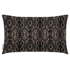 Outdoor Garden Waterproof Rectangle Cushion - Exotic Snake Print - Dovedale Stone 50 x 30 cm by Izabela Peters