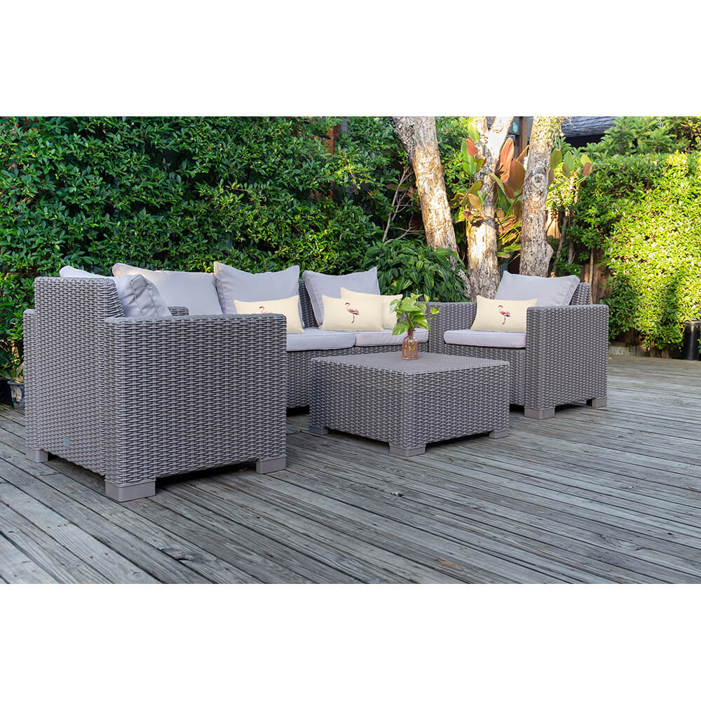 Outdoor Garden Waterproof Rectangle Cushion - Flamingo  Izabela Peters   