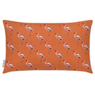 Outdoor Garden Waterproof Rectangle Cushion - Flamingos - Burnt Orange 50 x 30 cm by Izabela Peters