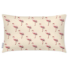 Outdoor Garden Waterproof Rectangle Cushion - Flamingos - Cream 50 x 30 cm by Izabela Peters