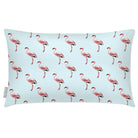 Outdoor Garden Waterproof Rectangle Cushion - Flamingos - Duck Egg 50 x 30 cm by Izabela Peters