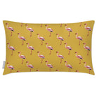 Outdoor Garden Waterproof Rectangle Cushion - Flamingos - Mustard 50 x 30 cm by Izabela Peters