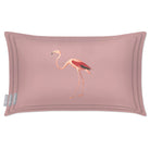 Outdoor Garden Waterproof Rectangle Cushion - Flora and Fauna Flamingo - Rosewater 50 x 30 cm by Izabela Peters