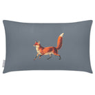 Outdoor Garden Waterproof Rectangle Cushion - Fox - French Grey 50 x 30 cm by Izabela Peters