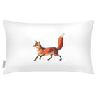 Outdoor Garden Waterproof Rectangle Cushion - Fox - White 50 x 30 cm by Izabela Peters