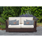 Outdoor Garden Waterproof Rectangle Cushion - Fox - French Grey 50 x 30 cm by Izabela Peters
