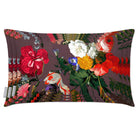 Outdoor Garden Waterproof Rectangle Cushion - Garden Bouquet - Italian Grape 50 x 30 cm by Izabela Peters