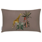 Outdoor Garden Waterproof Rectangle Cushion - Giraffe - Dovedale Stone 50 x 30 cm by Izabela Peters