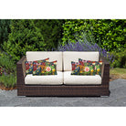 Outdoor Garden Waterproof Rectangle Cushion - Junglescape - Midnight 50 x 30 cm by Izabela Peters