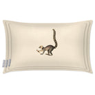 Outdoor Garden Waterproof Rectangle Cushion - Lemur - Ivory Cream 50 x 30 cm by Izabela Peters