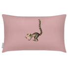 Outdoor Garden Waterproof Rectangle Cushion - Lemur - Rosewater 50 x 30 cm by Izabela Peters
