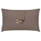 Outdoor Garden Waterproof Rectangle Cushion - Lemur - Dovedale Stone 50 x 30 cm by Izabela Peters