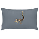 Outdoor Garden Waterproof Rectangle Cushion - Lemur - French Grey 50 x 30 cm by Izabela Peters