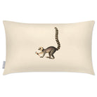 Outdoor Garden Waterproof Rectangle Cushion - Lemur - Ivory Cream 50 x 30 cm by Izabela Peters