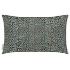 Outdoor Garden Waterproof Rectangle Cushion - Leopard - Blue Surf 50 x 30 cm by Izabela Peters