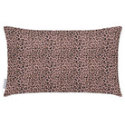 Outdoor Garden Waterproof Rectangle Cushion - Leopard - Rosewater 50 x 30 cm by Izabela Peters