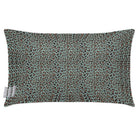 Outdoor Garden Waterproof Rectangle Cushion - Leopard - Blue Surf 50 x 30 cm by Izabela Peters